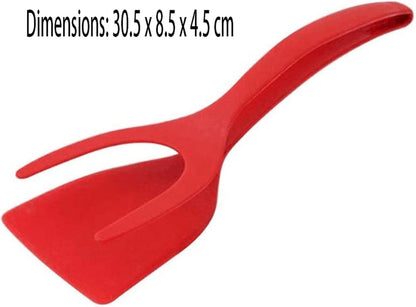 2 in 1 Grip and Flip Spatula Tongs Egg