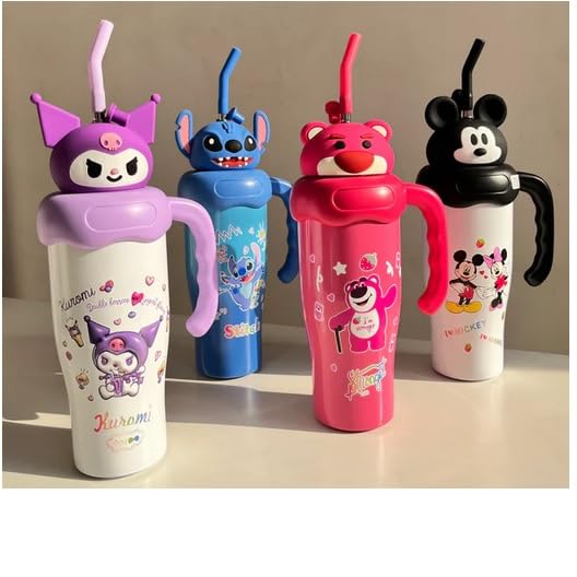 Cute Cartoon Hot-Cold Insulated Tumbler-900ml