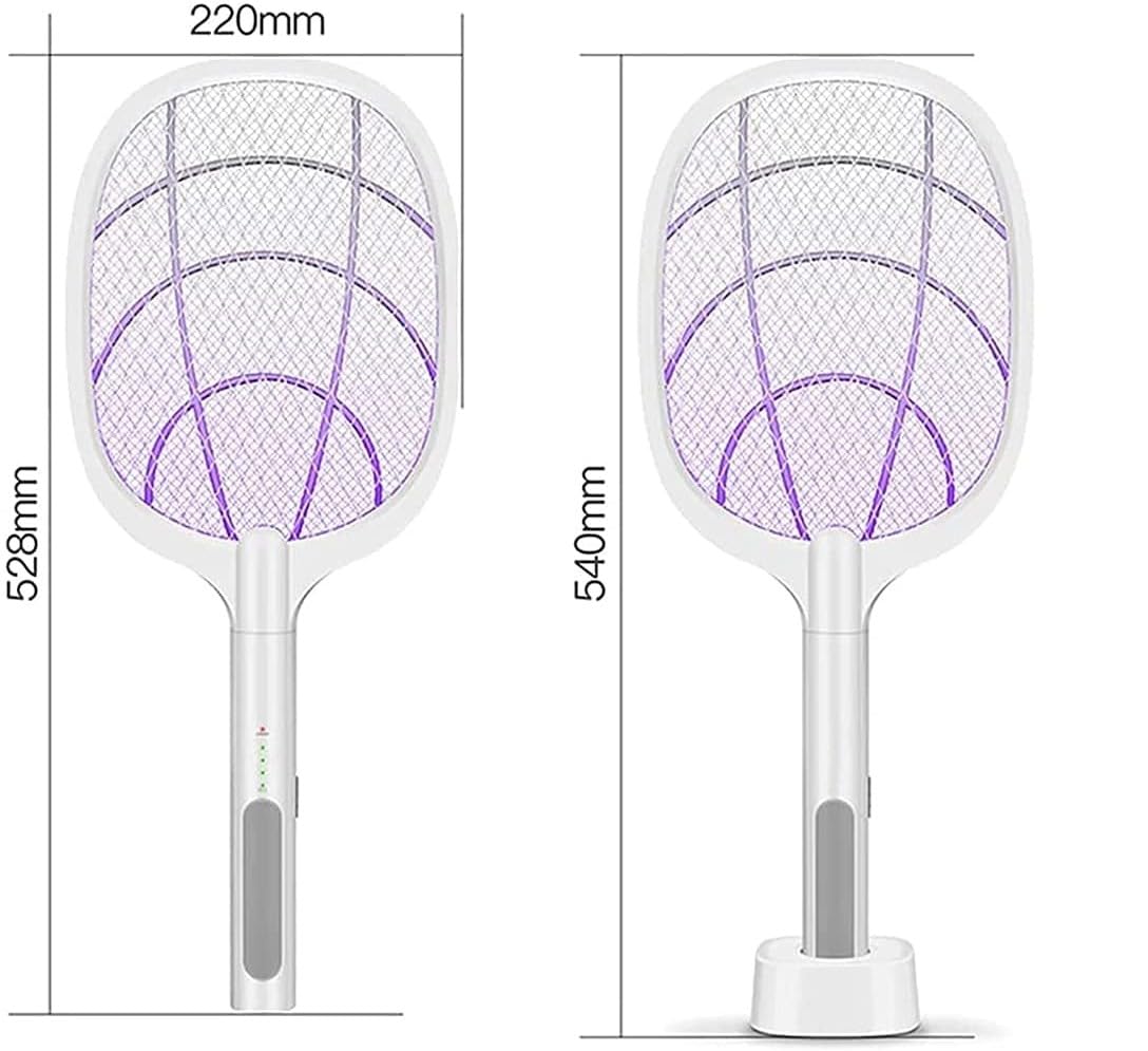 Rechargeable Fly Mosquito Racket Bat in-Built UV Lamp