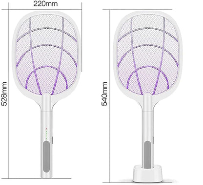 Rechargeable Fly Mosquito Racket Bat in-Built UV Lamp