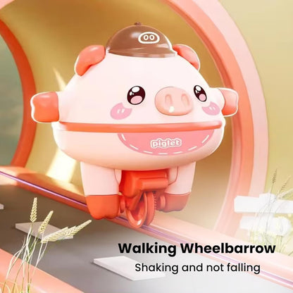 Battery Operated Cute Tightrope Walking Balance Pig Roly-Poly Tumbler
