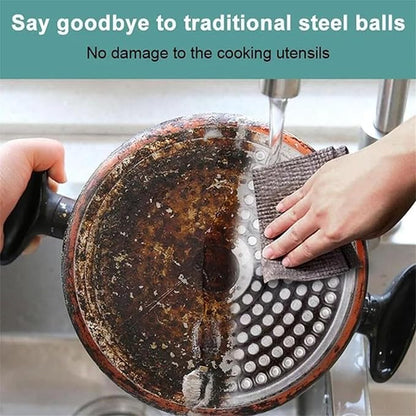 Kitchen Scrub Cloth in Roll | Kitchen Wear-Resistant Cloth | Roll Disposable Cleaning Cloth