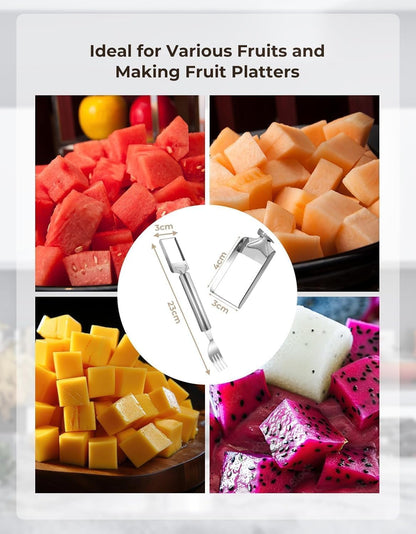 2-in-1 Stainless Steel Fruit Cutter