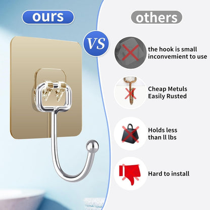 Golden Large Hooks For Hanging