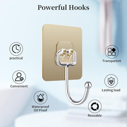 Golden Large Hooks For Hanging