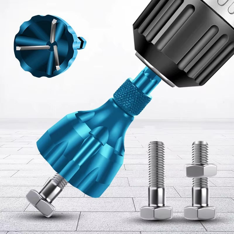 Alloy Outer Circle Chamfering Tool Screw Trimming and Deburring Tool Three Blade Chamfering Stainless Steel Knife Blade